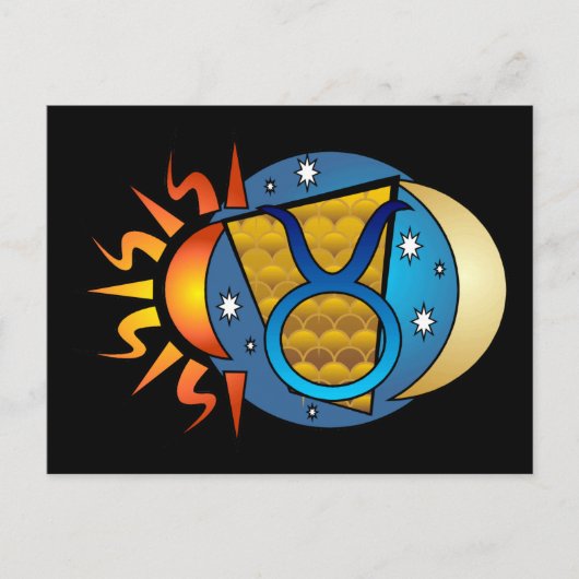 Abstract Taurus-Briefkaart Briefkaart (Voorkant)