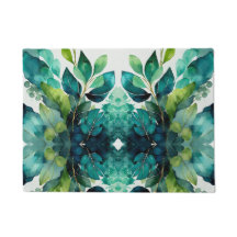 Abstract Teal, Groen, Smaragd, Botanisch