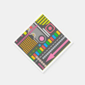 Abstract Technology Control Panel Pattern Servet (Hoek)