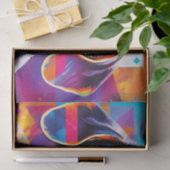 Abstract teckel tissuepapier (Geschenk)