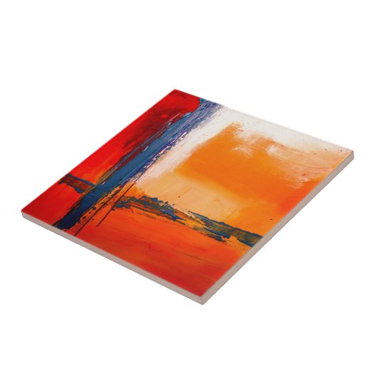 Abstract Tegeltje (Zijkant)