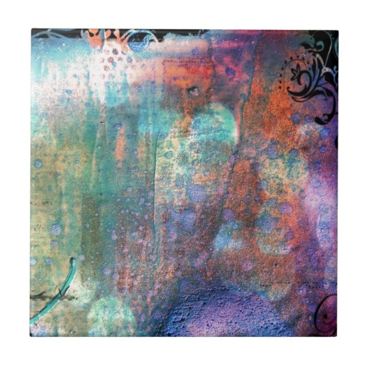 Abstract Tegeltje (Voorkant)