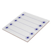 Abstract Tegeltje (Zijkant)