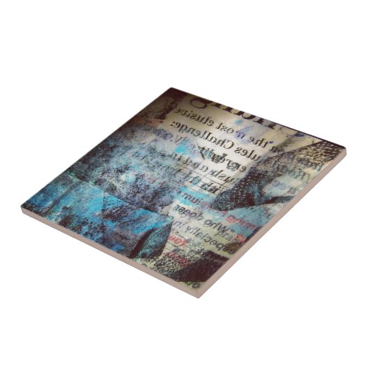 Abstract Tegeltje (Zijkant)