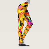 Abstract tekenen leggings (Rechts)