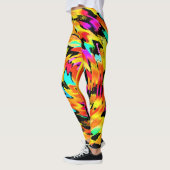 Abstract tekenen leggings (Links)