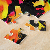 Abstract tekenen legpuzzel (Zijkant)