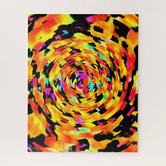 Abstract tekenen legpuzzel (Verticaal)