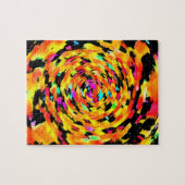 Abstract tekenen legpuzzel (Horizontaal)