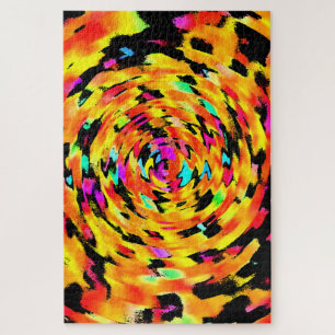 Abstract tekenen legpuzzel