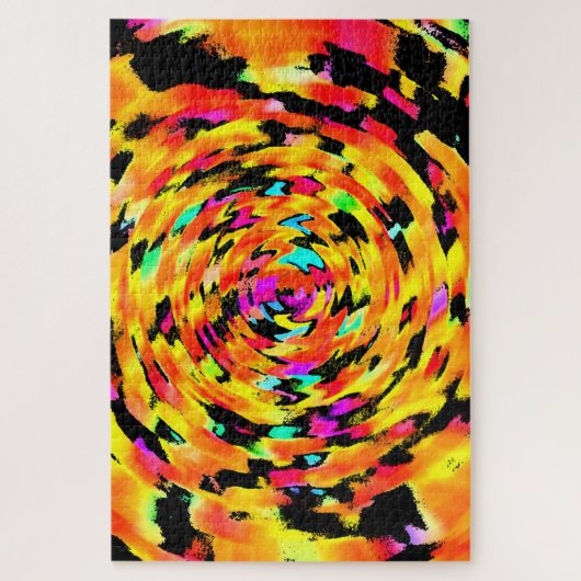 Abstract tekenen legpuzzel (Verticaal)