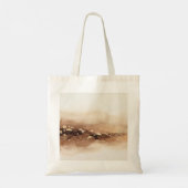 Abstract Terracotta Impasto Moderne Kunst Tote Bag (Achterkant)