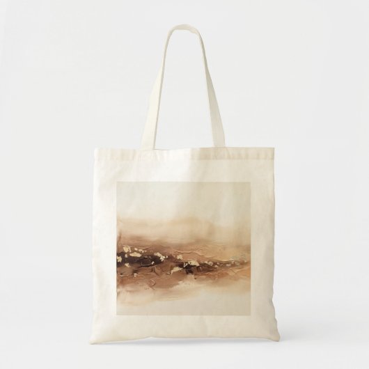 Abstract Terracotta Impasto Moderne Kunst Tote Bag (Voorkant)