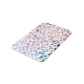 Abstract Terrazzo Mosaic Pink & Blue Pattern Badmat (Gekanteld)