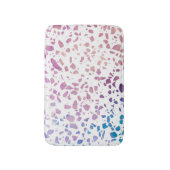 Abstract Terrazzo Mosaic Pink & Blue Pattern Badmat (Voorkant Verticaal)