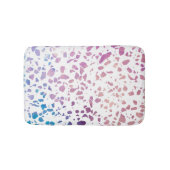 Abstract Terrazzo Mosaic Pink & Blue Pattern Badmat (Voorkant)
