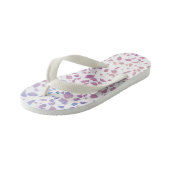 Abstract Terrazzo Mosaic Pink & Blue Pattern Kinder Teenslippers (Schuin)