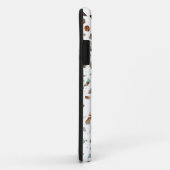 Abstract Terrazzo Mosaic Rust Brown & Blue Pattern Case-Mate iPhone Case (Achterkant/rechts)