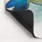 Abstract terrein - blauw muismat (Hoek)