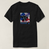 Abstract Texas Bull T-shirt (Design voorkant)