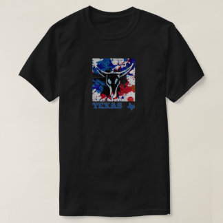 Abstract Texas Bull T-shirt