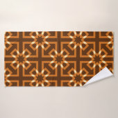 Abstract textielpatroon. Achtergrond. Behangselpap Badhanddoek (Badhanddoek)