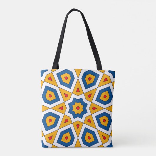 Abstract textile pattern. Background. Wallpaper. C Tote Bag (Achterkant)