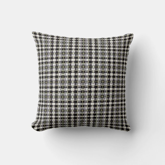 abstract texture, colorful checkered pattern, simp kussen (Voorkant)