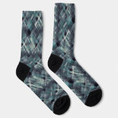 Abstract textured grey blue grunge pattern. sokken (Rechts)