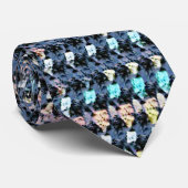 Abstract Textuur Streep Geometrisch Patroon  1325 Stropdas (Opgerold)