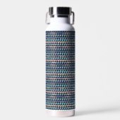 Abstract Textuur Streep Geometrisch Patroon  1325 Waterfles (Voorkant)