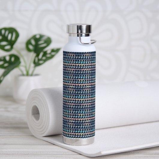 Abstract Textuur Streep Geometrisch Patroon  1325 Waterfles (Yoga (Gedraaid)  )