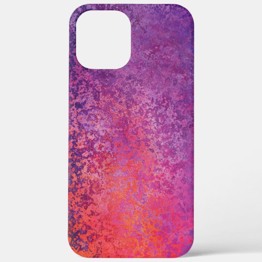 Abstract textuurontwerp in roze en paars Case-Mate iPhone case (Achterkant)