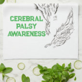 abstract theedoek (Gevouwen)