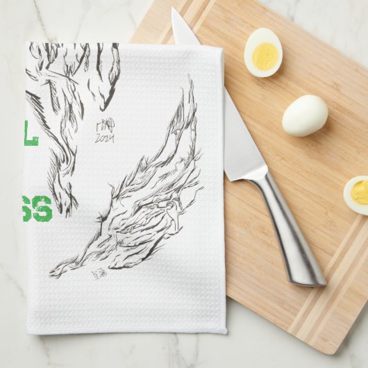 abstract theedoek (Quarter Fold)