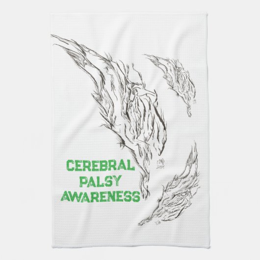 abstract theedoek (Verticaal)