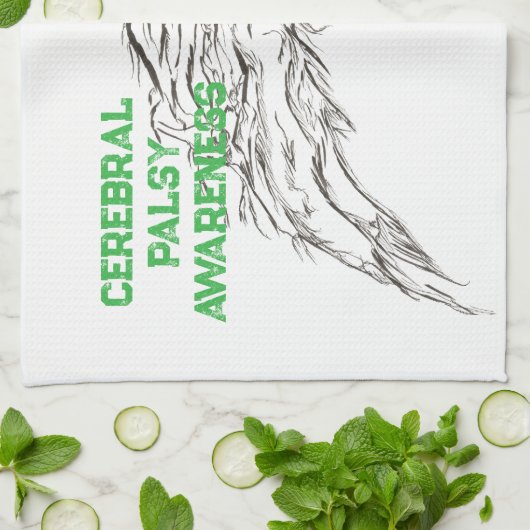 abstract theedoek (Gevouwen)