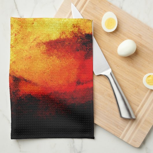 Abstract Theedoek (Quarter Fold)