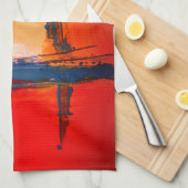 Abstract Theedoek (Quarter Fold)