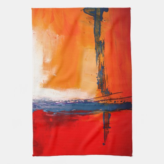 Abstract Theedoek (Verticaal)