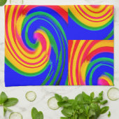 Abstract Theedoek (Gevouwen)