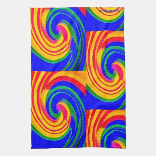 Abstract Theedoek (Verticaal)