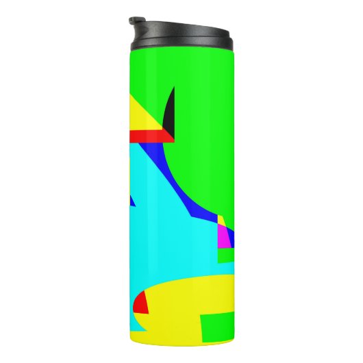 Abstract Thermosbeker (Geroteerd rechts)