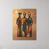Abstract Three Wise Men Canvas Afdruk (Voorkant)
