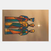 Abstract Three Wise Men Inpakpapier Vel (Voorkant 2)