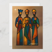 Abstract Three Wise Men Kaart (Voorkant / Achterkant)