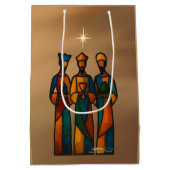 Abstract Three Wise Men Medium Cadeauzakje (Achterkant)