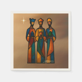 Abstract Three Wise Men Servet