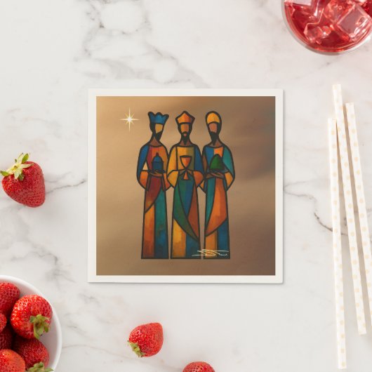 Abstract Three Wise Men Servet (Insitu)