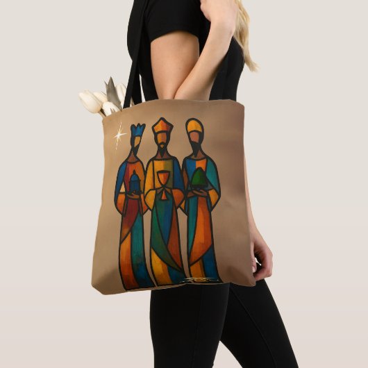 Abstract Three Wise Men Tote Bag (Dichtbij)